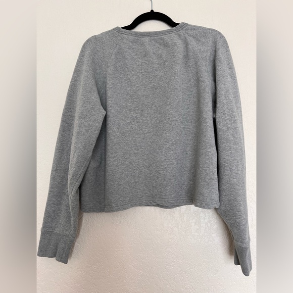 Madewell Heather Gray Women's Sweatshirt - Picture 2 of 3